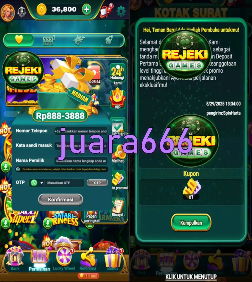 juara666 Masuk